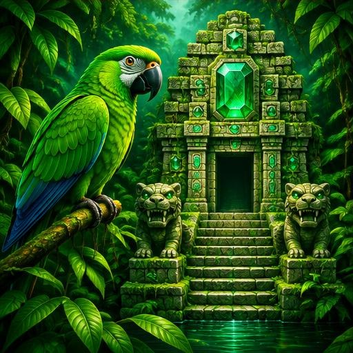 Templul verde — ilustrație